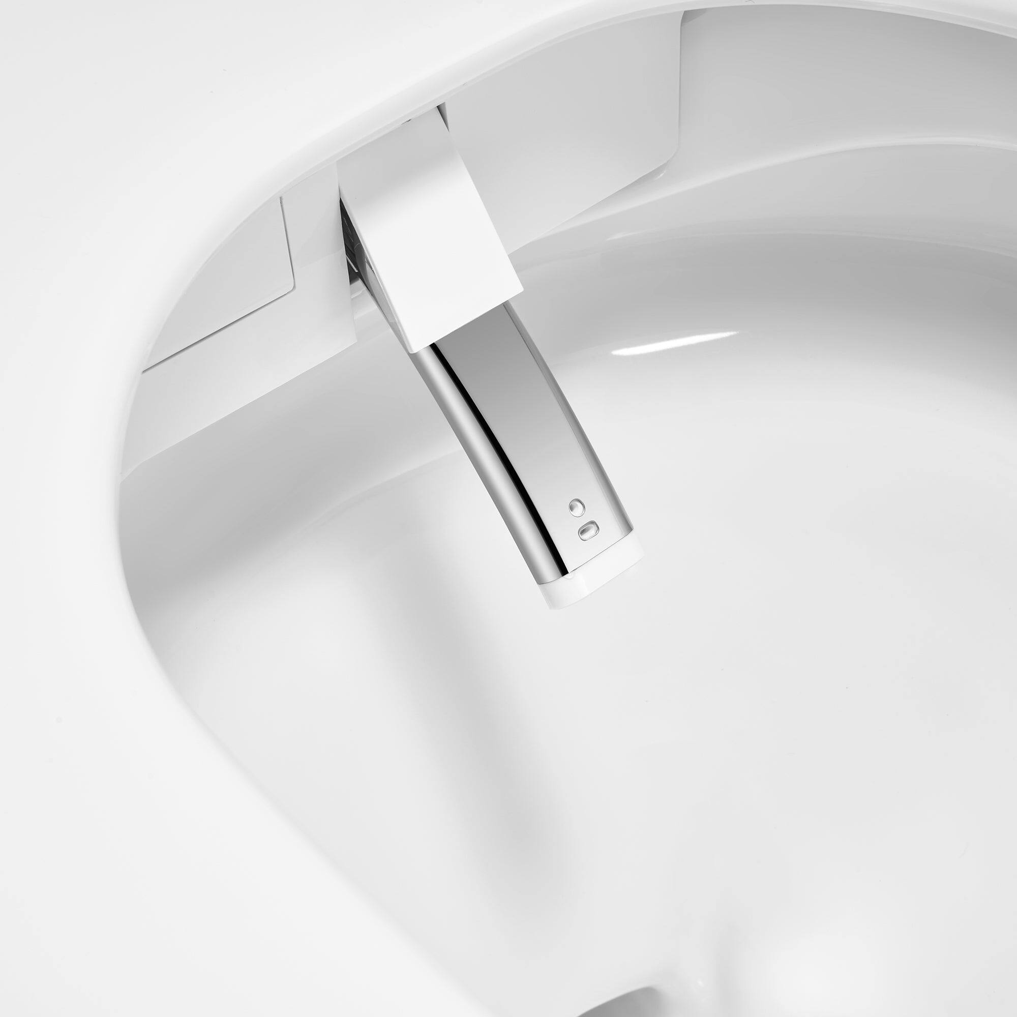 Alt View 8. Boyel Living - Smart Toilet  Full Function Built in Tank Ceramic Body Heated Seat Multi Wash Auto Flush - White.