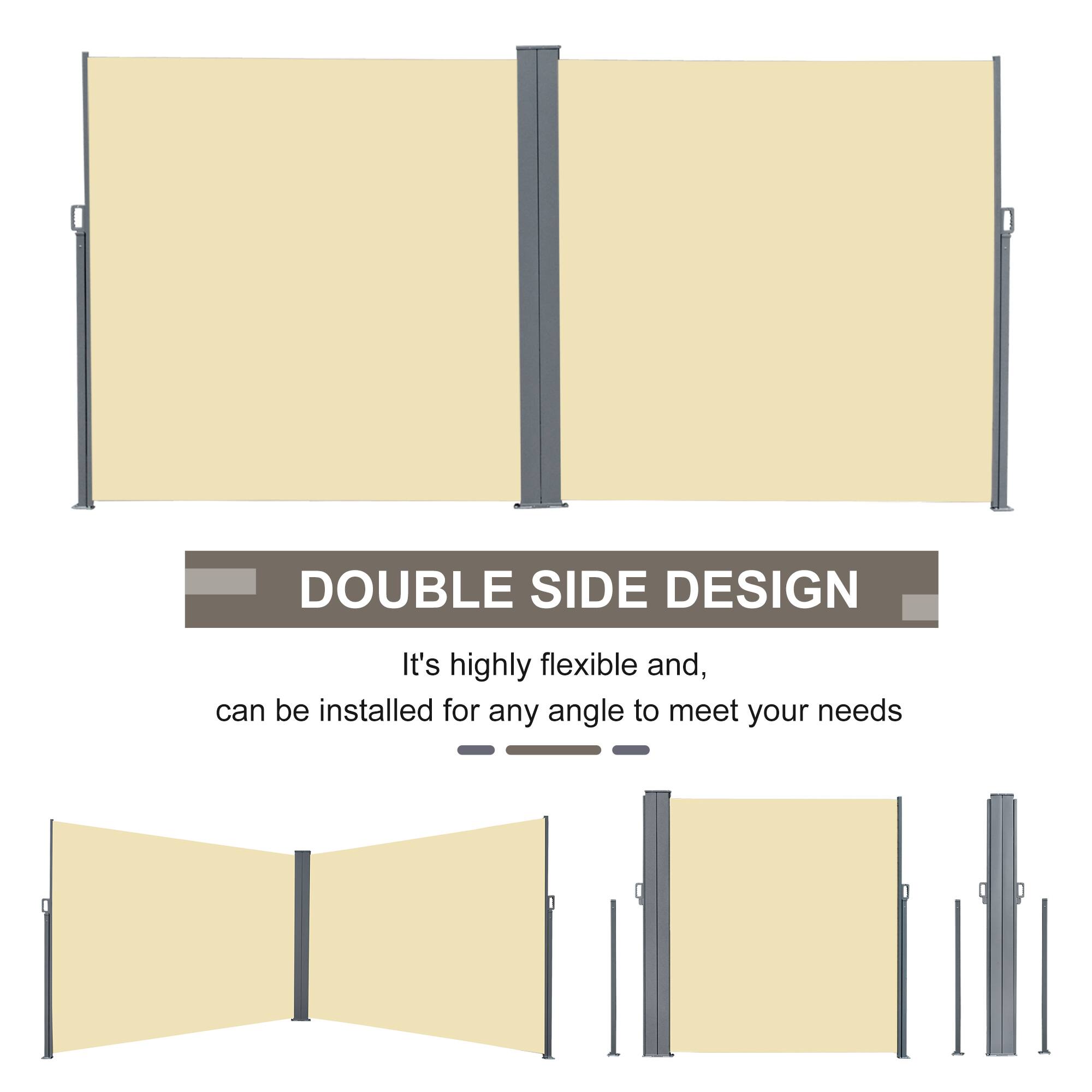 **DOUBLE SIDE DESIGN**

It's highly flexible and can be installed for any angle to meet your needs.