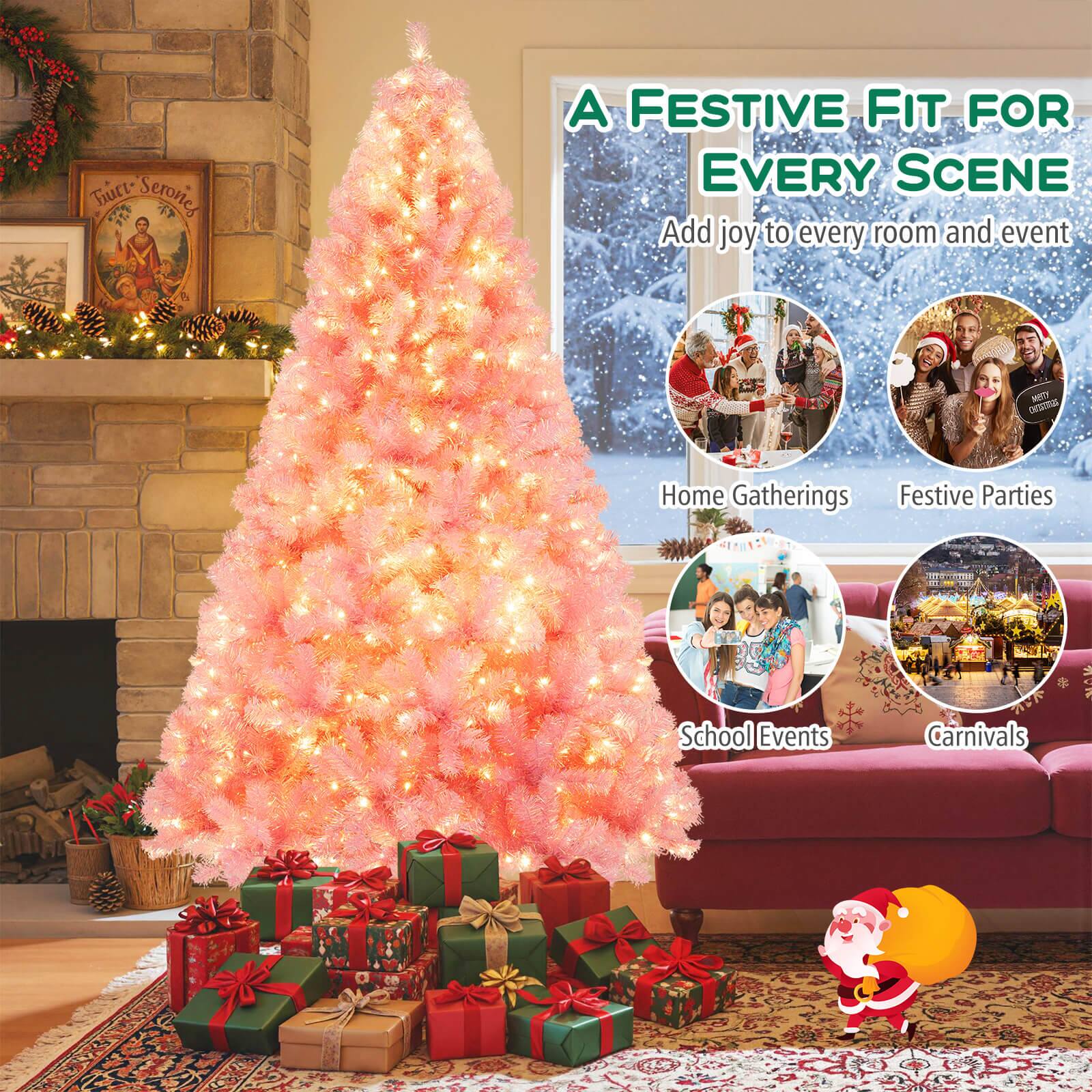 A Festive Fit for Every Scene  
Add joy to every room and event  

Home Gatherings  
Festive Parties  
School Events  
Carnivals