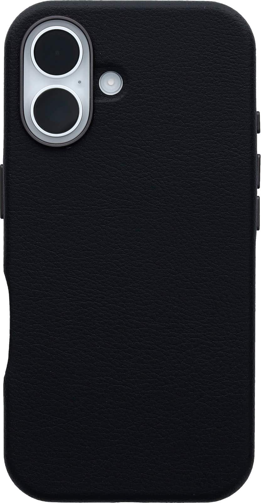Front Zoom. OtterBox - Symmetry Cactus Leather Series Hard Shell for MagSafe for Apple iPhone 16 - Black.
