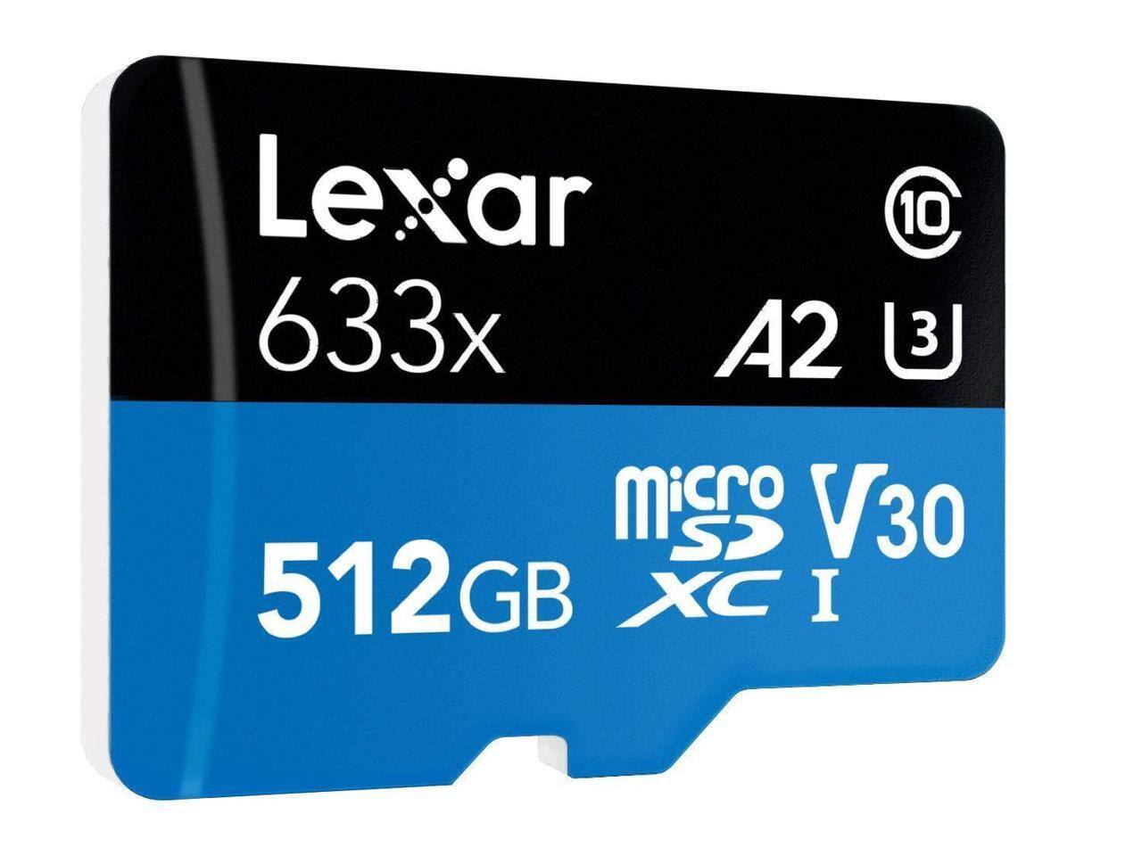 Lexar 633x A2 U3 microSDXC I V30 512GB