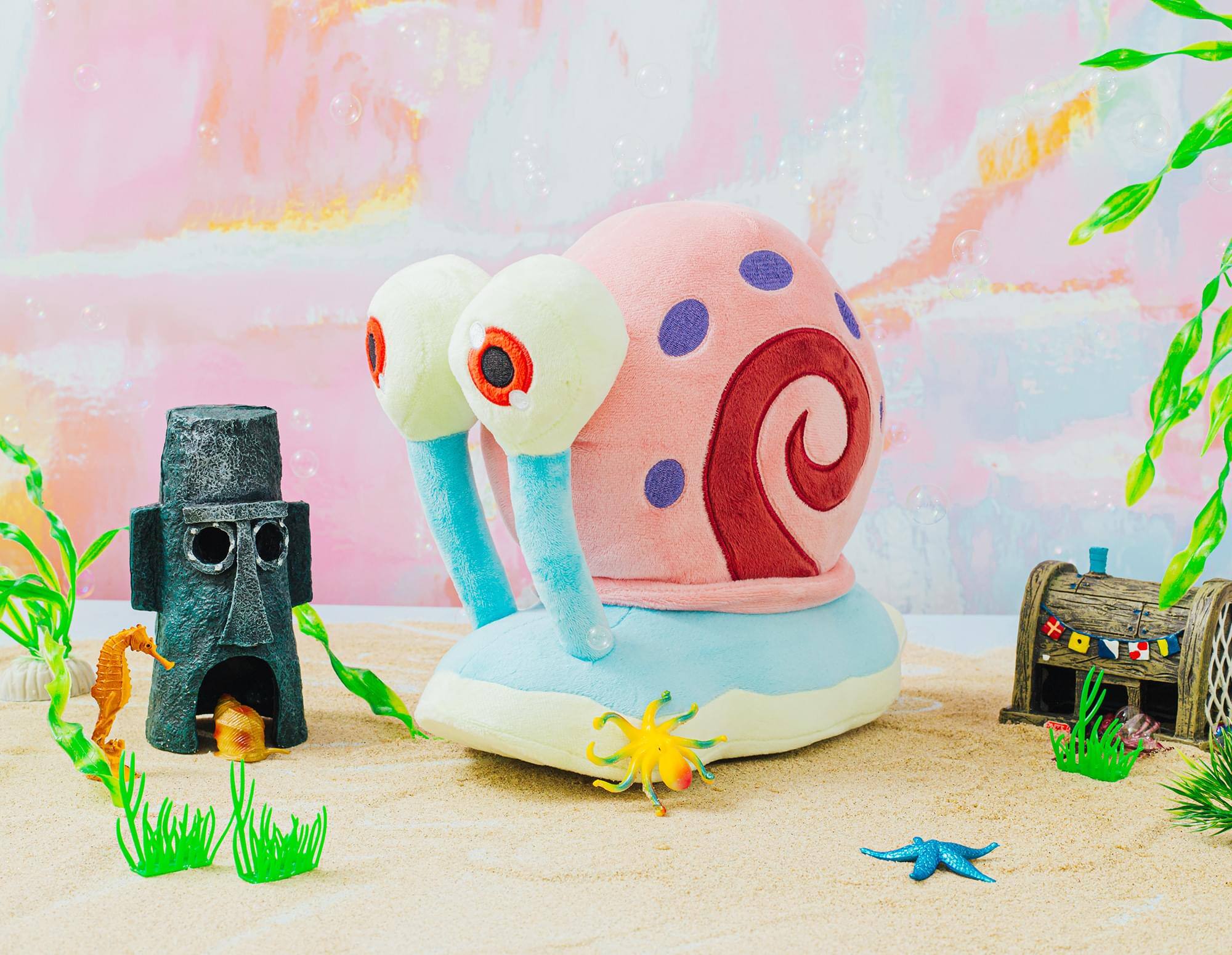 Alt View 3. Nickelodeon - Nickelodeon SpongeBob SquarePants Gary The Snail 10-Inch Collector Plush Toy - Multi-Color.