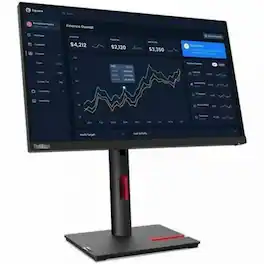 Lenovo - ThinkVision T22i-30 22" Class Full HD LED Monitor - 16:9 - Raven 21.5" Viewable - In-plane Switching - Black