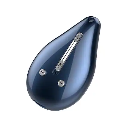 Front. Cluzine - 8GB Pendant Voice Recorder, Portable Professional HD Noise Reduction Smart Voice Activated Long Meeting Recorder - Dark Blue.