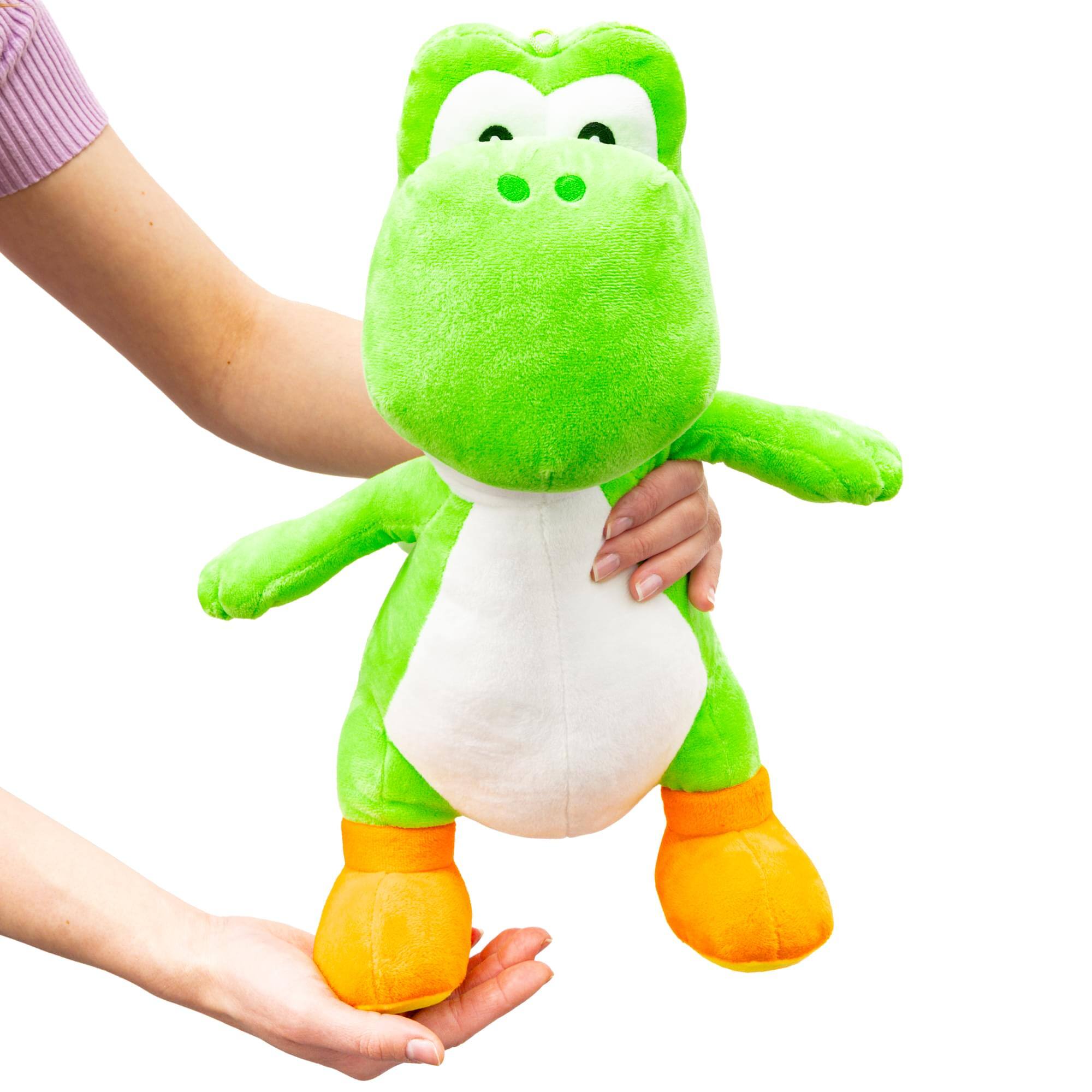 Alt View 4. Johnny's Toys - Nintendo Super Mario Bros. 16-Inch Yoshi Plush | Green - Green.