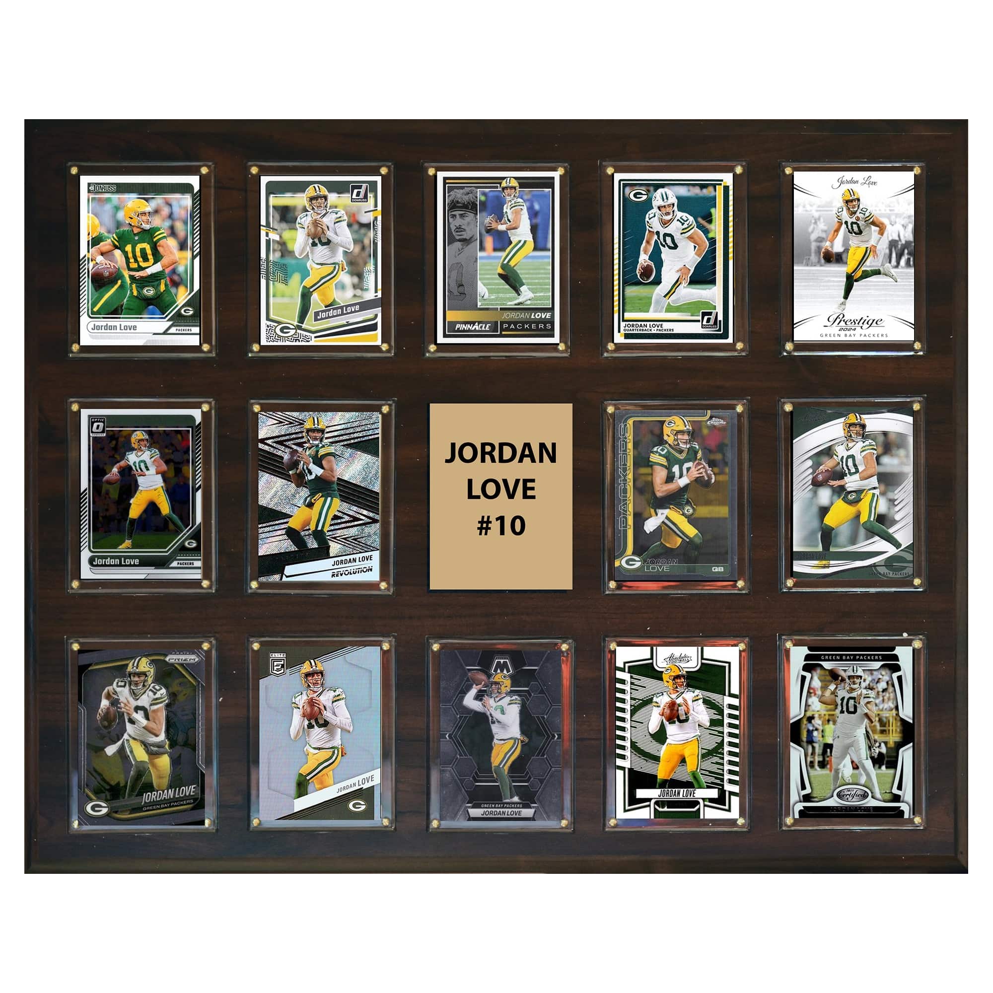 "C&I Collectibles - Jordan Love Green Bay Packers 16"" x 20"" Trading Card Plaque - Multicolor" price history on PriceWatchPro