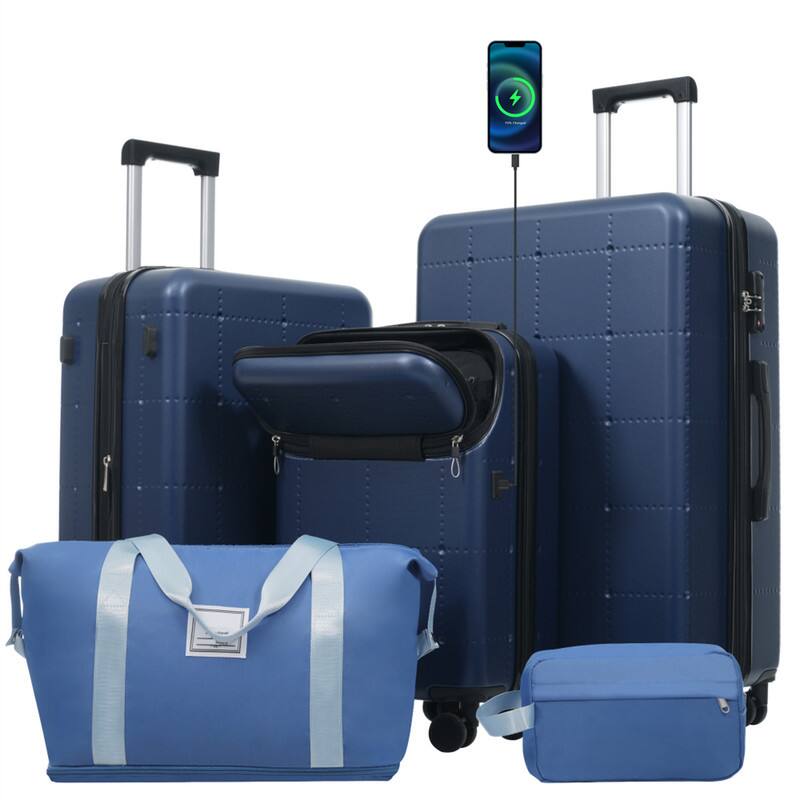 HTUTWOO Hardside Luggage 5 Piece with Bags 20