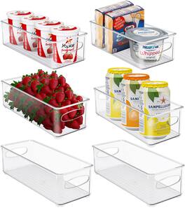 Sorbus - Clear Storage Bins for Kitchen Pantry, fridge & more