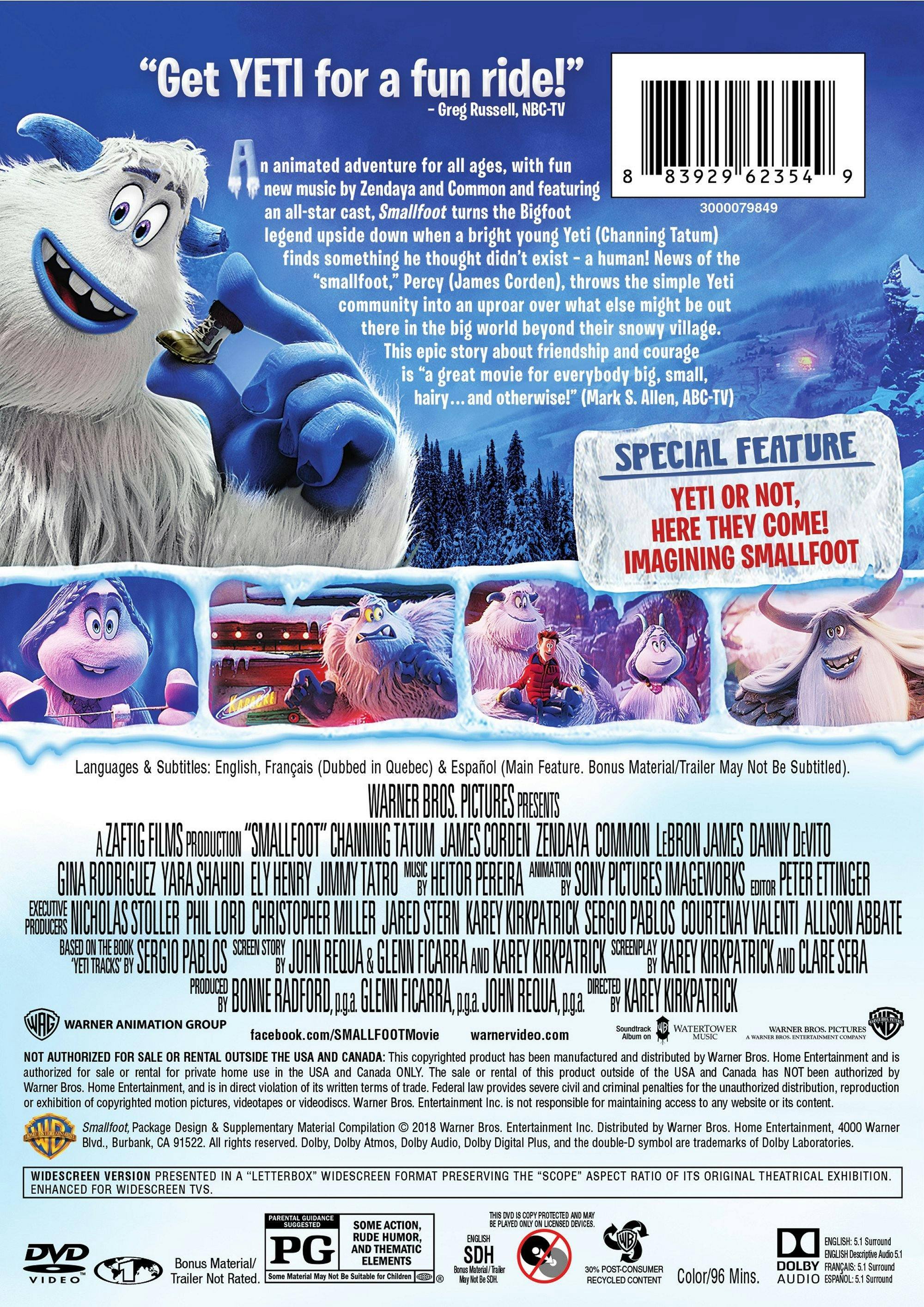 Angle. Smallfoot [DVD].