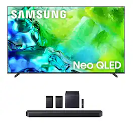 Samsung - QN65QN80HA 65" QLED TV with HW-Q990H Soundbar and Subwoofer (2026)