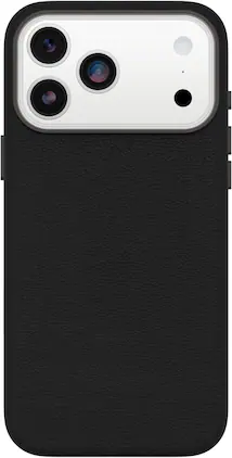 OtterBox - Symmetry Series Cactus Leather Hard Shell for Apple iPhone 17 Pro Max - Noir Ash