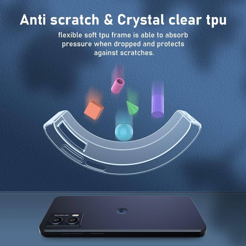 Anti scratch & Crystal clear tpu flexible soft tpu frame is able to absorb pressure when dropped and protects against scratches.