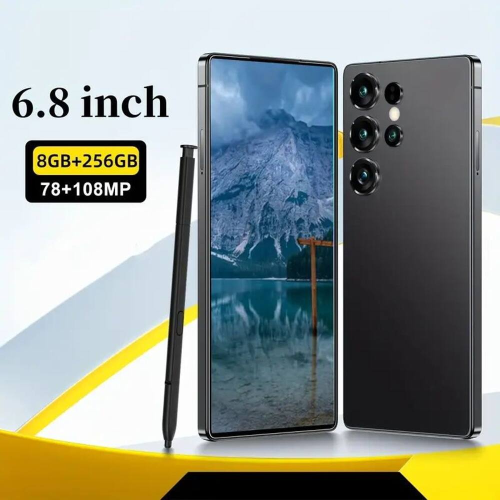 6.8 inch  
8GB+256GB  
78+108MP