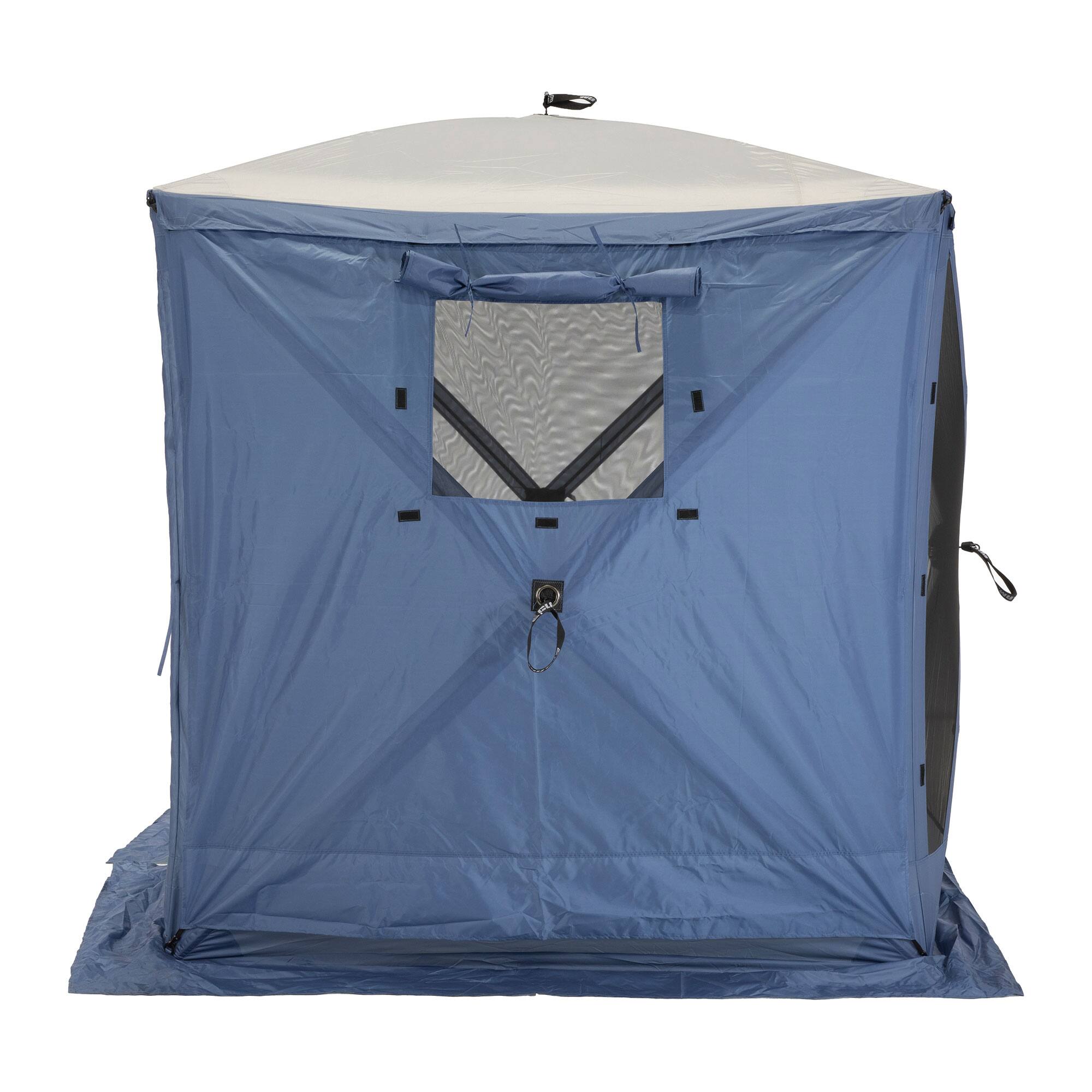 Alt View 5. Clam - Clam Quick-Set Screen Hub Tent Wind & Sun Panels, Accessory Only, Blue (3 Pack) - Blue.