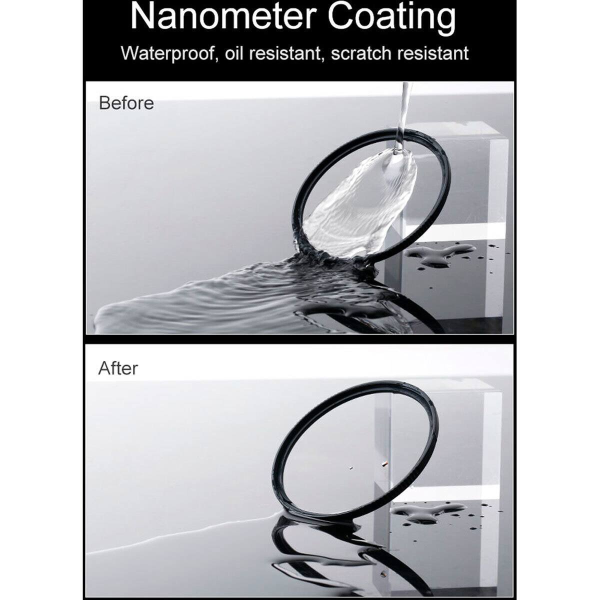 Nanometer Coating  
Waterproof, oil resistant, scratch resistant  

Before  
After