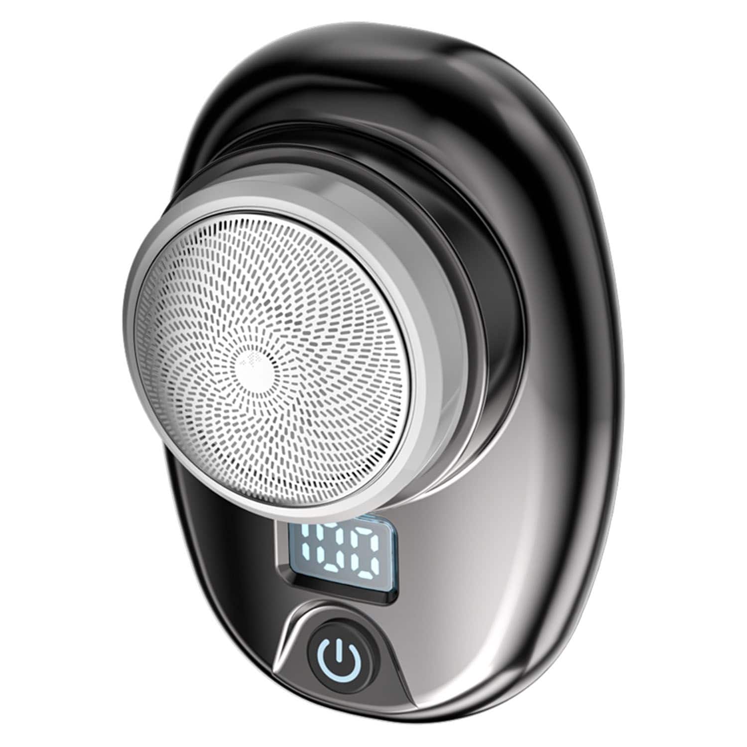 Mirfee - Portable Electric Shaver with LED Display & Type-C Charging for Travel & Home - Black