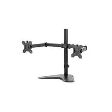 Front. Fellowes - Professional Series Monitor Arm, Up to 27" Monitor, Black - Black.