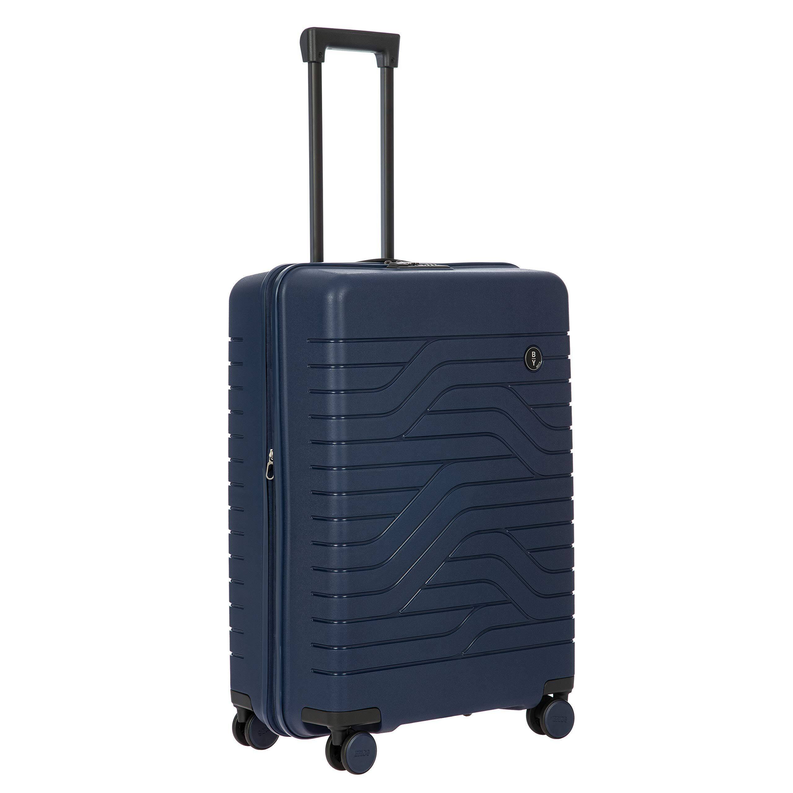Angle. Bric's - Ulisse 28" Expandable Spinner, Ocean Blue - Ocean Blue.