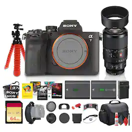 Sony - A7 V Mirrorless Camera Full Frame Hybrid System Body Photo Bundle