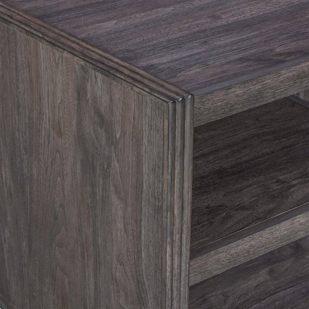 Alt View 2. Liberty Furniture Industries - Modern Edge End Table for Living Room Contemporary - Caffe Brown - Caffe.