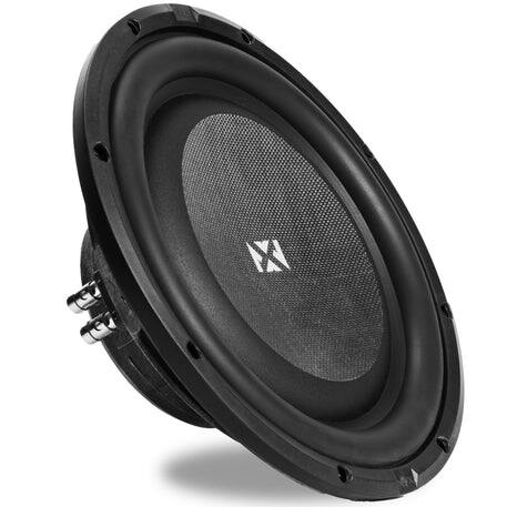 Alt View 1. NVX - 2014-2018 Silverado/Sierra Crew Cab Bass Package - Dual 12" Sealed Subwoofer Enclosure & Amplifier Bundle - Black.
