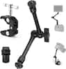 Front. TARION - TARION Magic Arm 11" with Super Clamp – Adjustable Articulating Camera Mount for LED Light, Monitor, Flash, Phone.