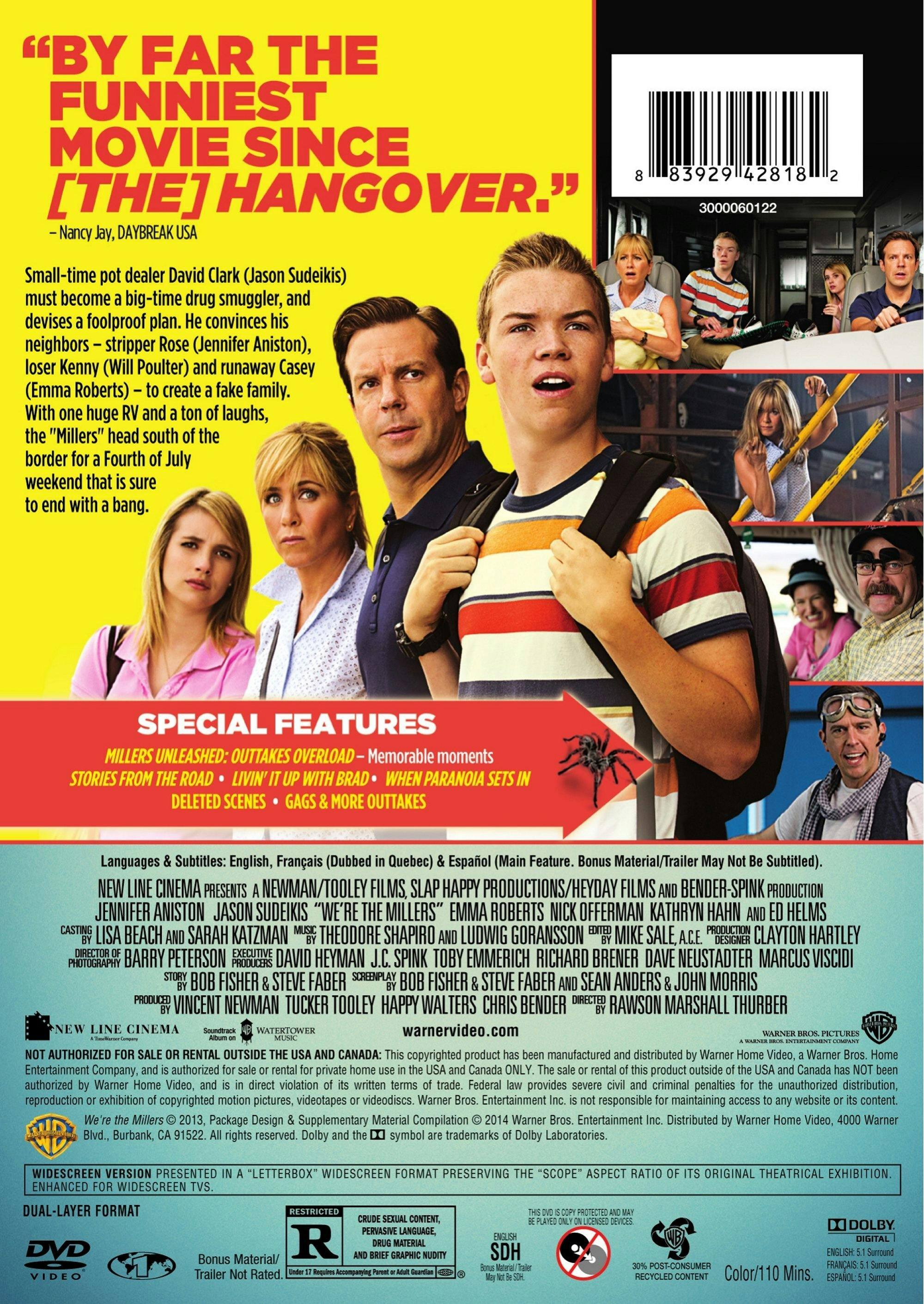 Angle. We're the Millers: Extended Cut (DVD Single Disc) [DVD].
