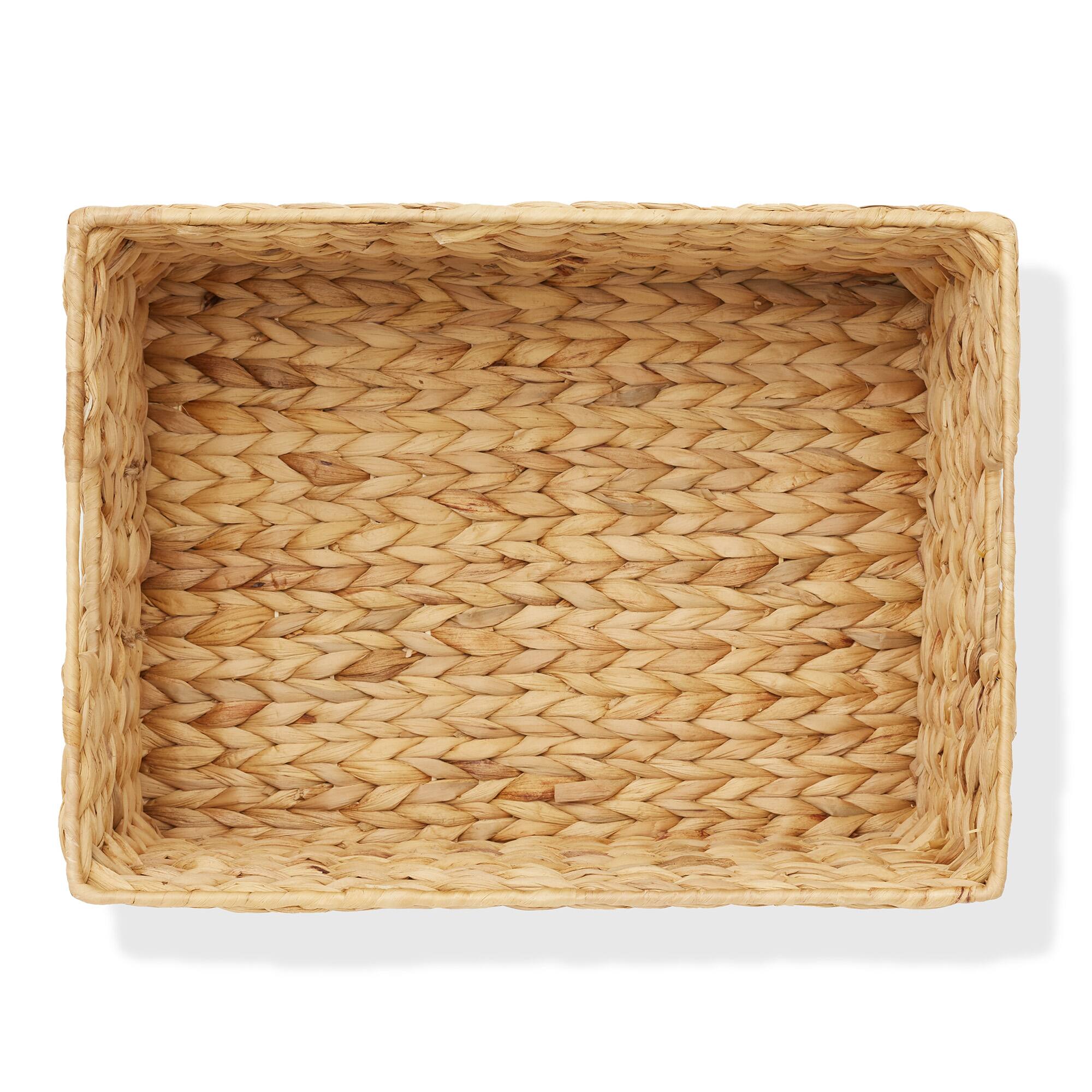 Alt View 5. Casafield - Water Hyacinth Pantry Storage Basket Organizer Bins - Natural - Hyacinth.