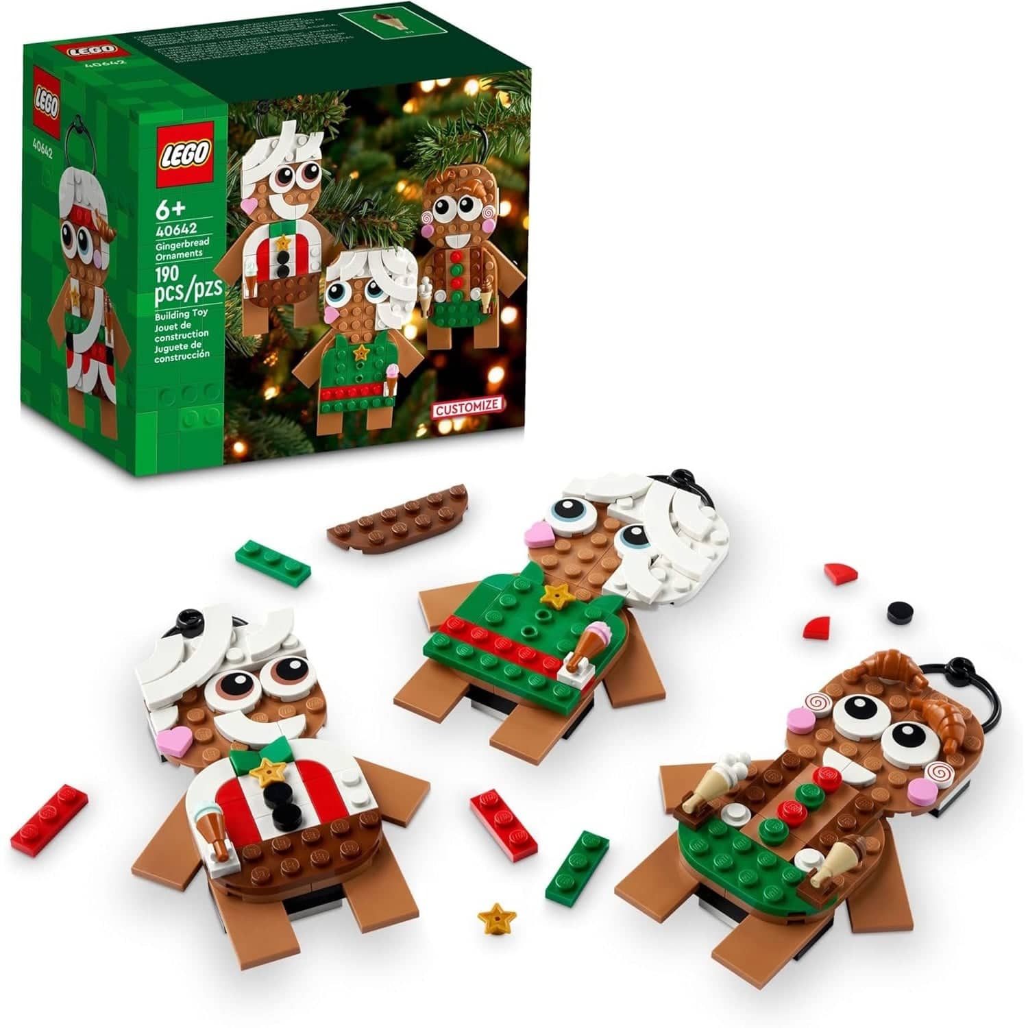 LEGO - LEGO: Gingerbread Ornaments - 190 Piece Building Set [LEGO, #40642]