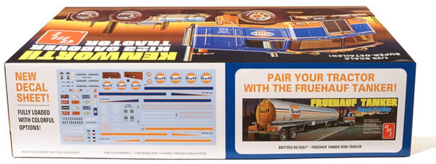 1:1 TRACTOR UABOUER CSLH KENWORT SUPER-DETAILED! BGALE S/1 NEW DECAL SHEET! FULLY LOADED WITH COLORFUL OPTIONS! Gulf Gulf Gulf Gulf Gulf Gulf Gulf PAIR YOUR TRACTOR WITH THE FRUEHAUF TANKER! FRUENAUF TANKER Gulf Send-Traier a m I TO AMT1354 06 COLF FRUEMAU TANKER SEMI TRAKER

NEW DECAL SHEET!
FULLY LOADED WITH COLORFUL OPTIONS!

PAIR YOUR TRACTOR WITH THE FRUEHAUF TANKER!
FRUEHAUF TANKER
AMT1354 06 GULF - FRUEHAUF TANKER SEMI-TRAILER