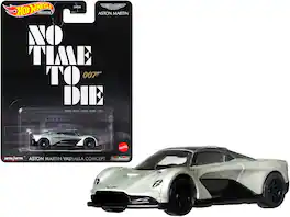 Aston Martin Valhalla Concept Light Green Met. w/Dark Green Top (James Bond 007) 2021 Movie Model Car by Hot Wheels