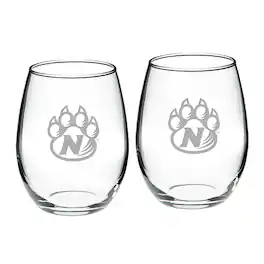 Jardine - Northwest Missouri State Bearcats 21oz. 2-Piece Stemless Wine Glass Set - Multicolor