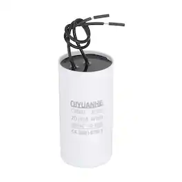 Unique Bargains - CBB60 Capacitor 70uF 450V Run Round Start Capacitor for AC Motor, Pump, HVAC Compressor - White