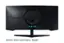 Angle. Samsung - 34” Odyssey G5 1000R Curved 1ms 165Hz QHD FreeSync Prem Gaming Monitor - Black.