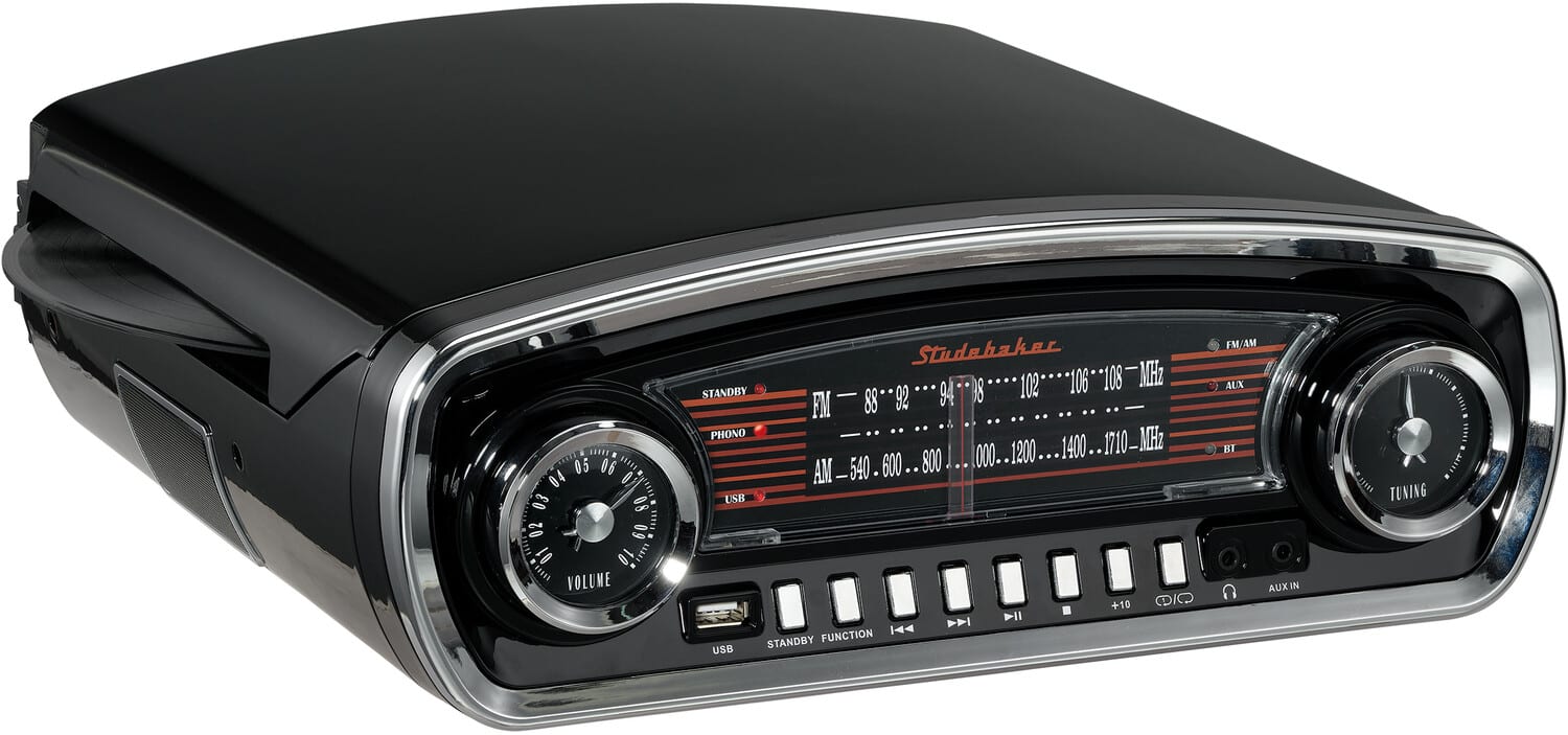 Sure, here is the corrected and grouped text from the image:
---
**Studebaker**
**VOLUME**
**FM**
88 92 94 98 102 106 108 MHz
**AM**
540 600 800 1000 1200 1400 1710 MHz
**TUNING**
**FUNCTION**
USB STANDBY FM/AM ALOX B1 AUX IN
**USB**
**STANDBY**
**PHONO**
**MCH2**
**000. 1200 1400 1710 1 AM 540 600 800 - USB +10 CIO 1I PI**
**05 06 04 0 03 08 02 09 01 10 L FHIL**
**TUNING**
**USB**
**STANDBY**
**PHONO**
**MCH2**
**000. 1200 1400 1710