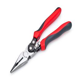 Crescent - 9 in. Chrome Vanadium Steel Pro Series Compound Action Long Nose Pliers