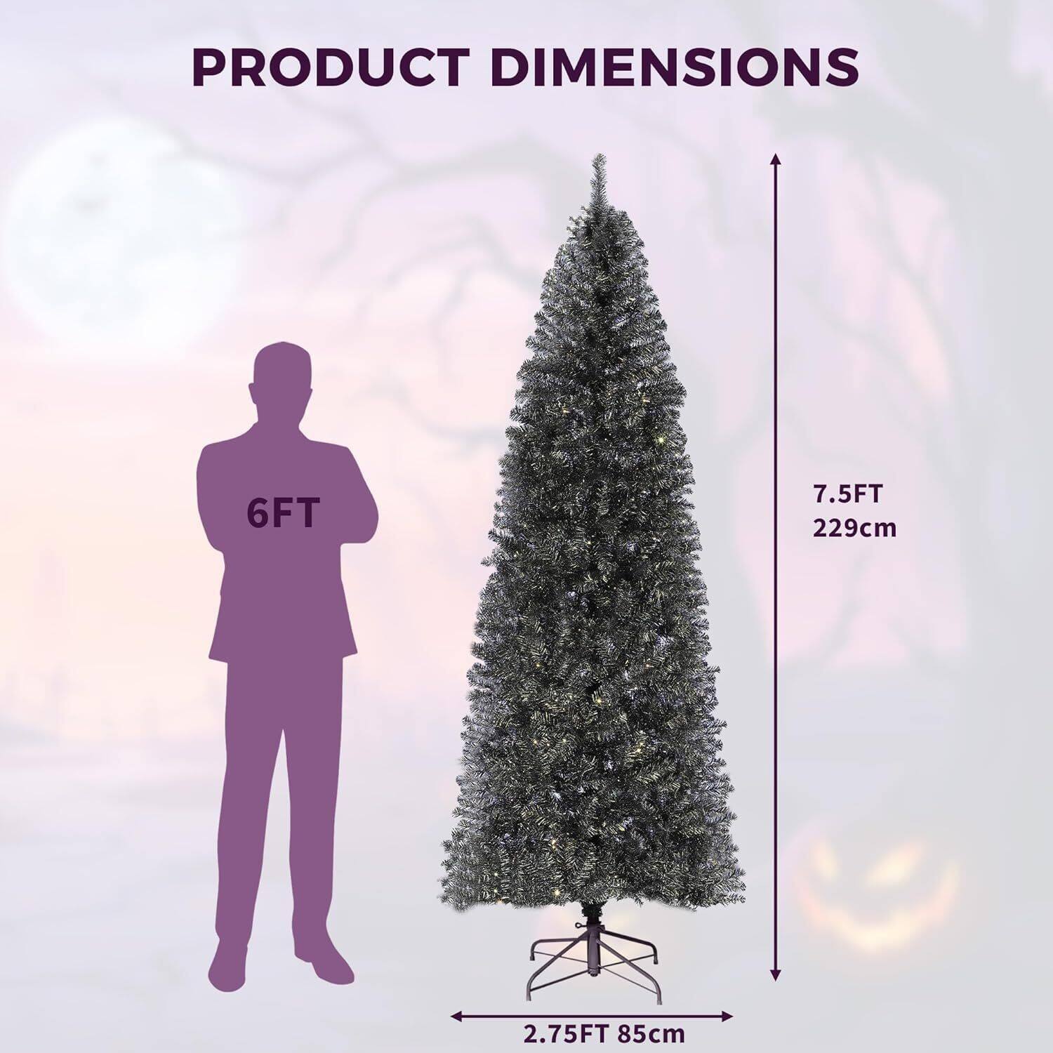 PRODUCT DIMENSIONS

6FT

7.5FT 229cm

2.75FT 85cm