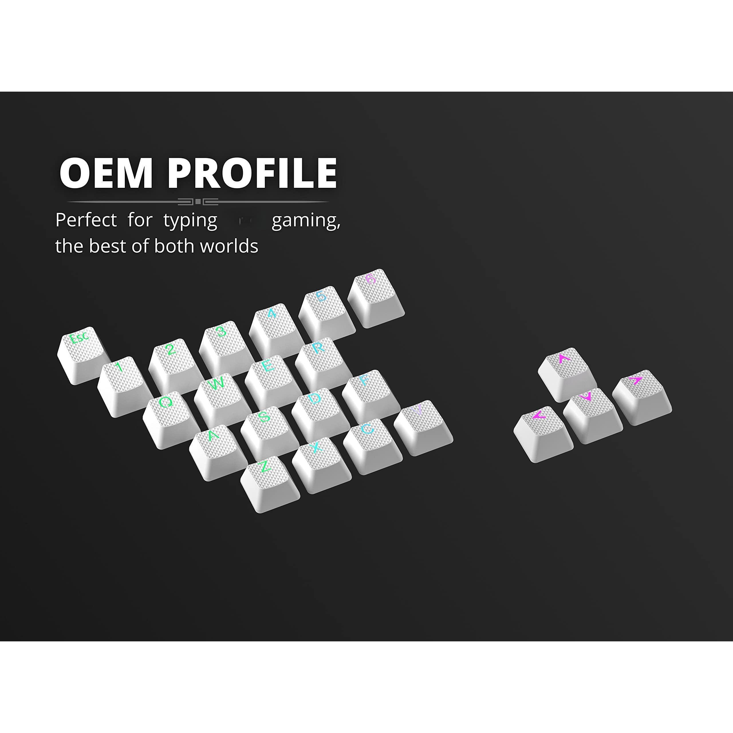 OEM PROFILE  
Perfect for typing and gaming, the best of both worlds