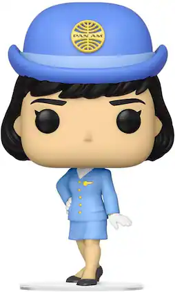 Pan Am Funko POP Ad Icons Vinyl Figure | Stewardess - Blue