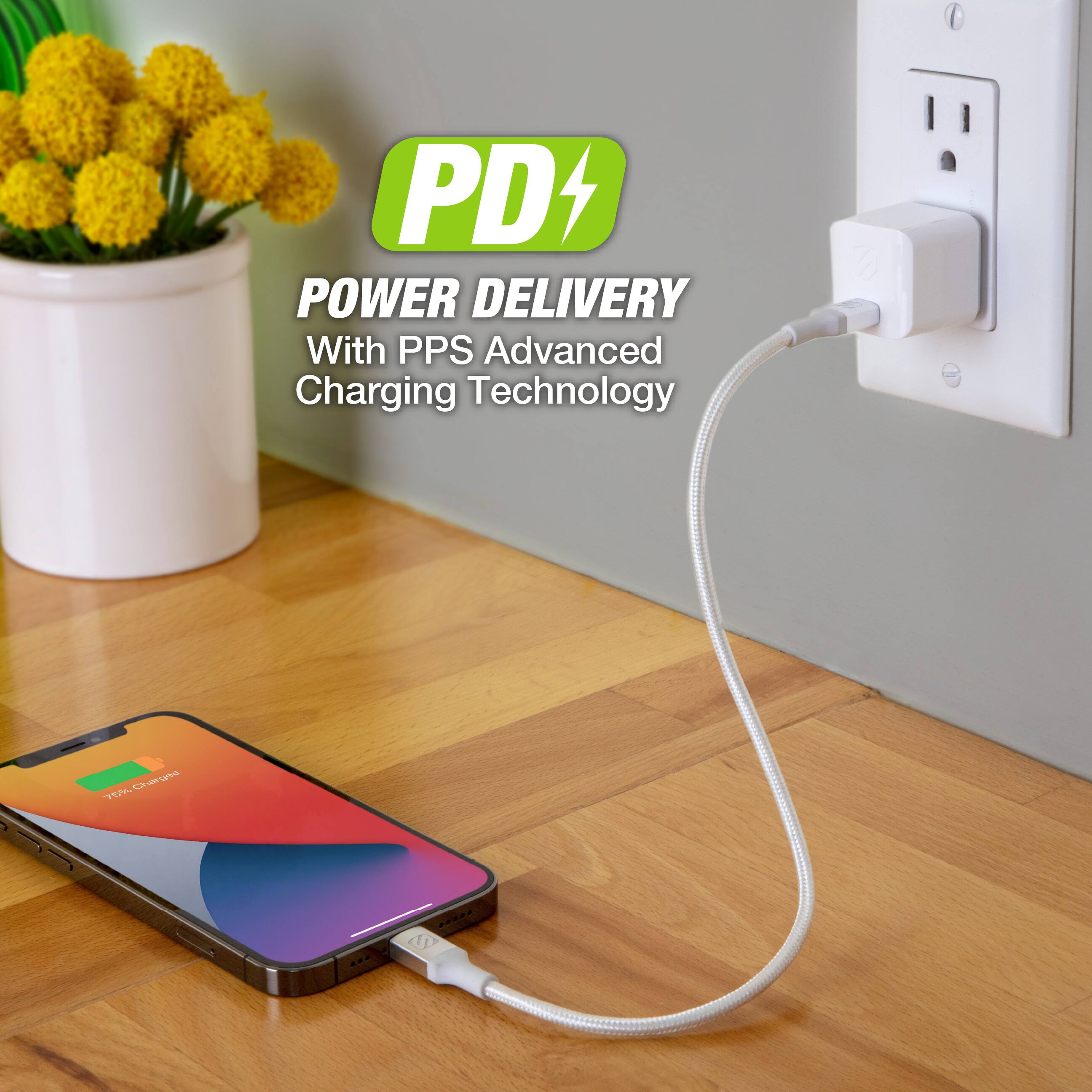 PD POWER DELIVERY  
With PPS Advanced Charging Technology