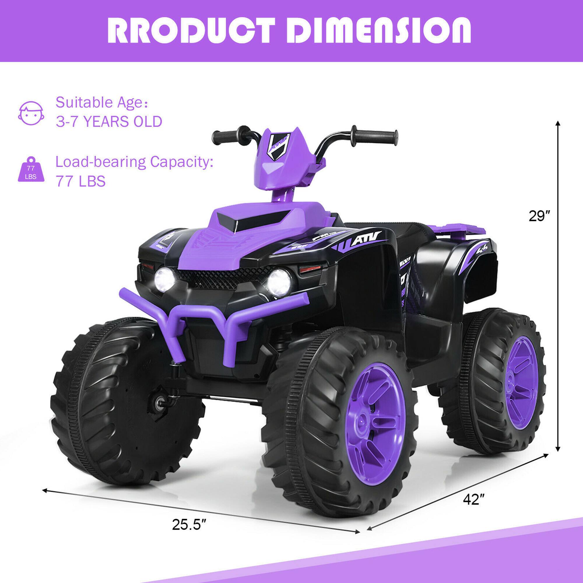 **PRODUCT DIMENSION**

- Suitable Age: 3-7 YEARS OLD
- Load-bearing Capacity: 77 LBS

- Height: 29"
- Width: 42"
- Length: 25.5"