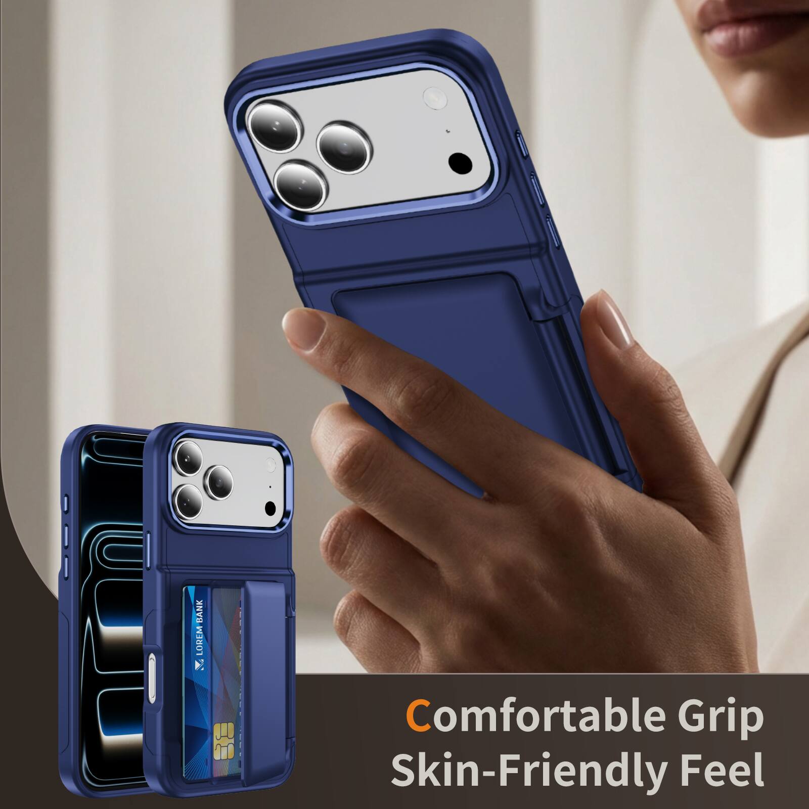 I BANK LOREM  
Comfortable Grip  
Skin-Friendly Feel