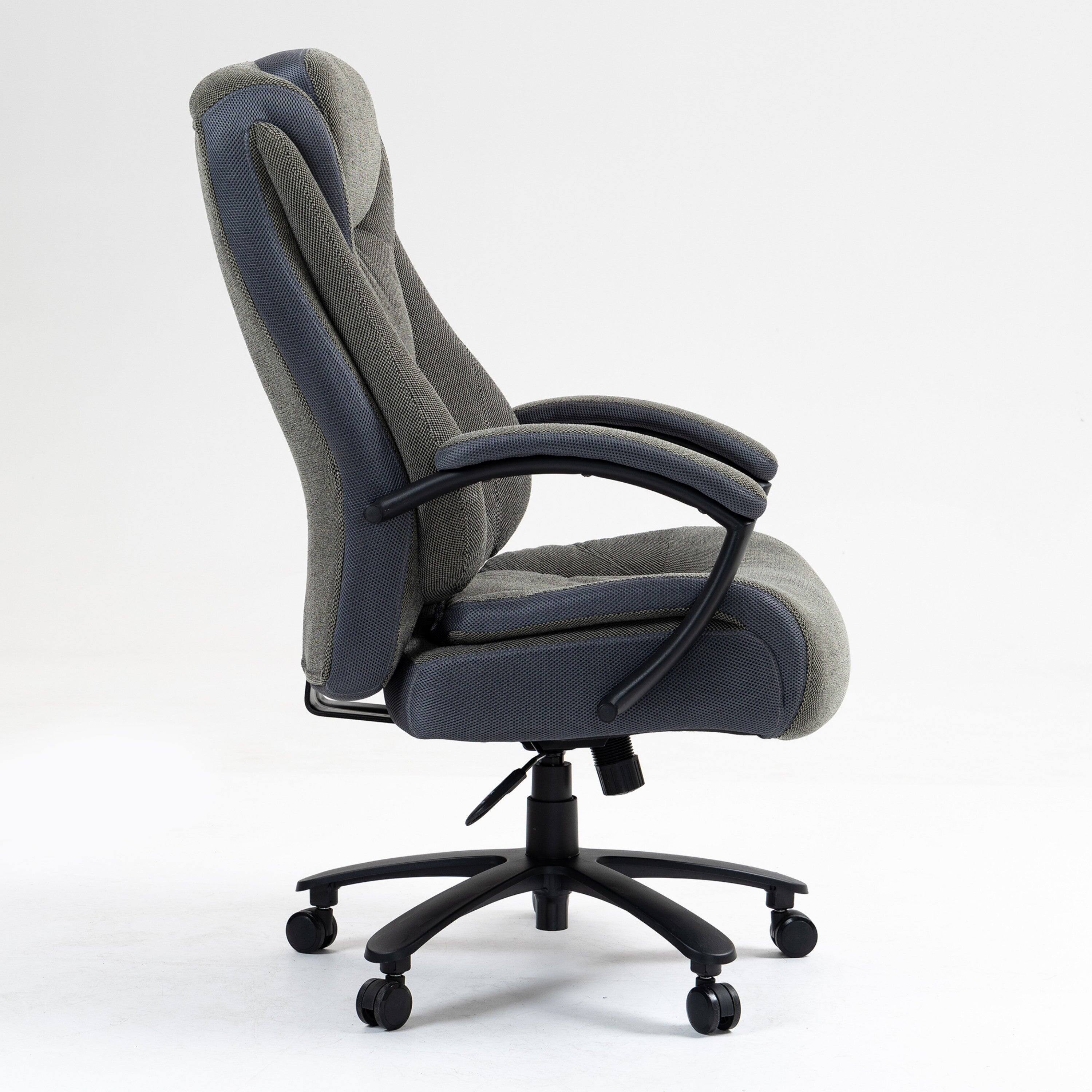 Alt View 5. Boyel Living - High Back Adjustable Ergonomic Office Chair Grey - Gray.