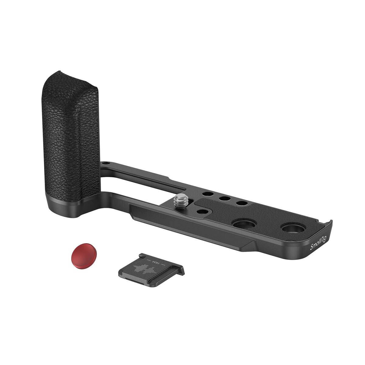 Alt View 2. Smallrig - SmallRig L-Shape Mount Plate with Silicone Handle for Fujifilm X100VI and X100V Camera, Black.