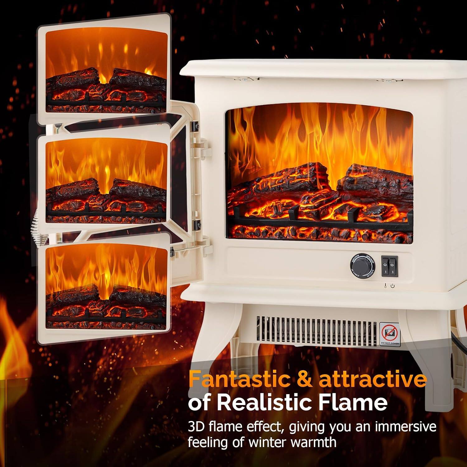 NUT.COM

Fantastic & attractive of Realistic Flame

3D flame effect, giving you an immersive feeling of winter warmth