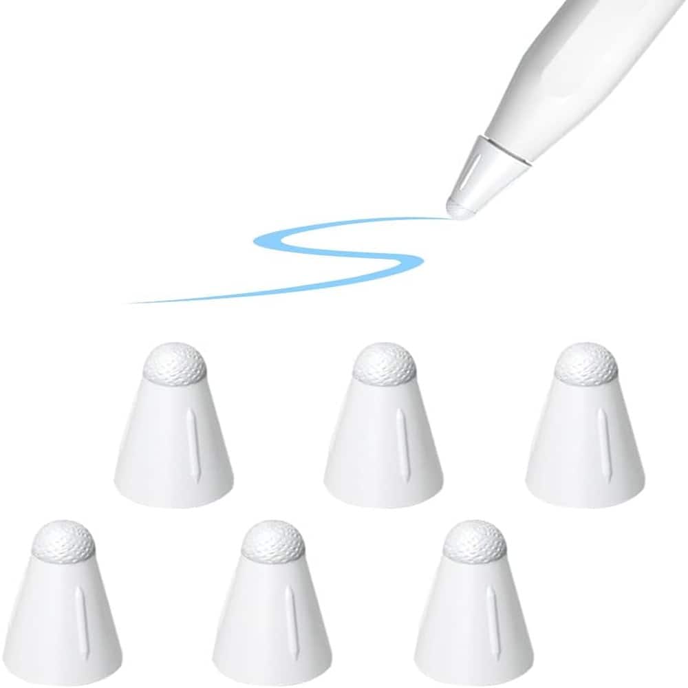 RTMB - Upgraded Apple Pencil tip covers that are suitable for paper-like screen protectors - white 6