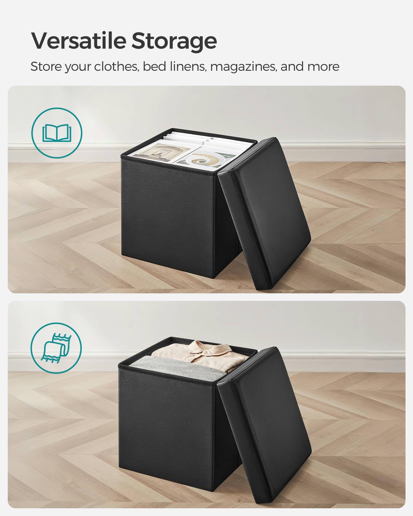 Versatile Storage  
Store your clothes, bed linens, magazines, and more