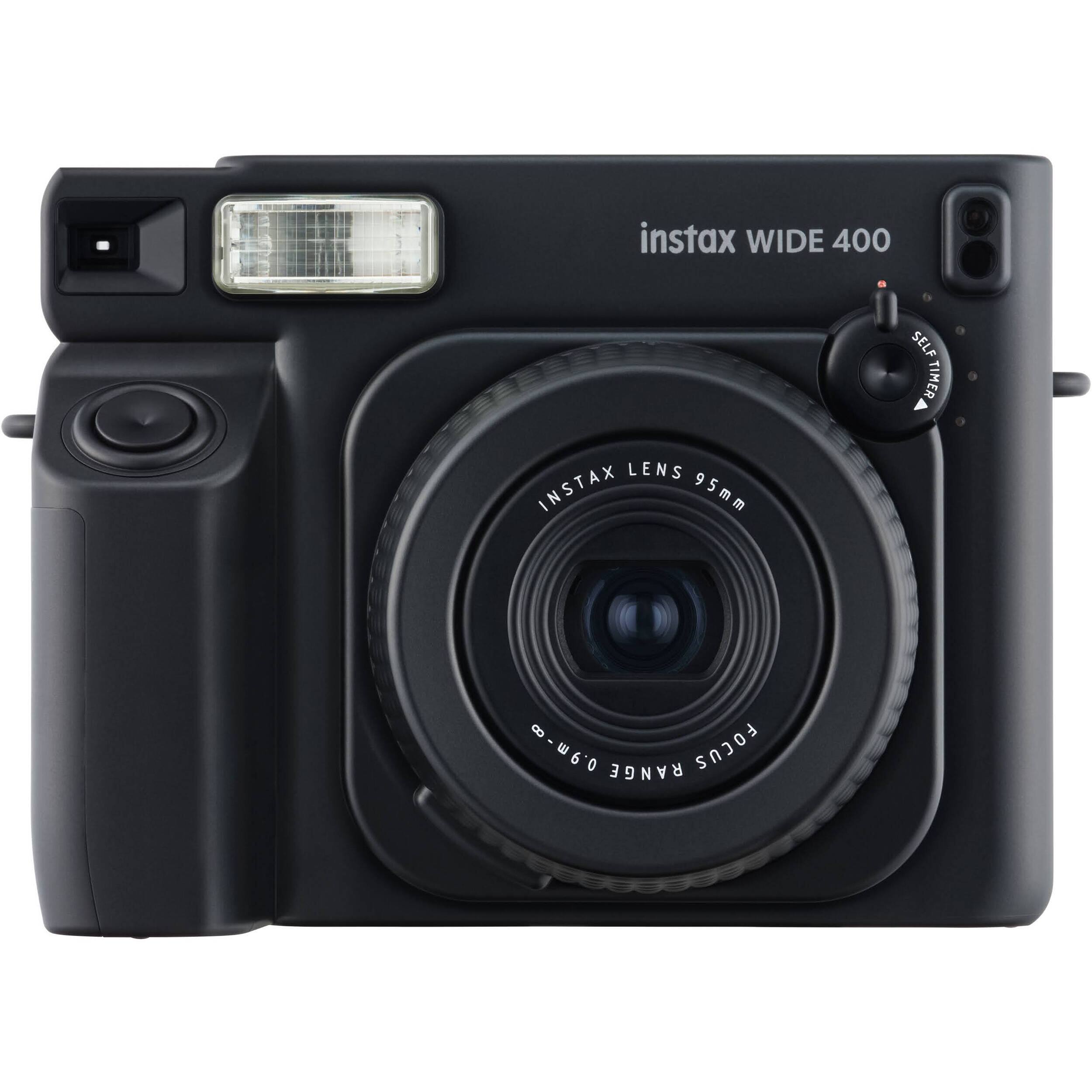 instax WIDE 400  
SELF TIMER LENS  
INSTAX 95mm  
FOCUS RANGE 0.6m - ∞