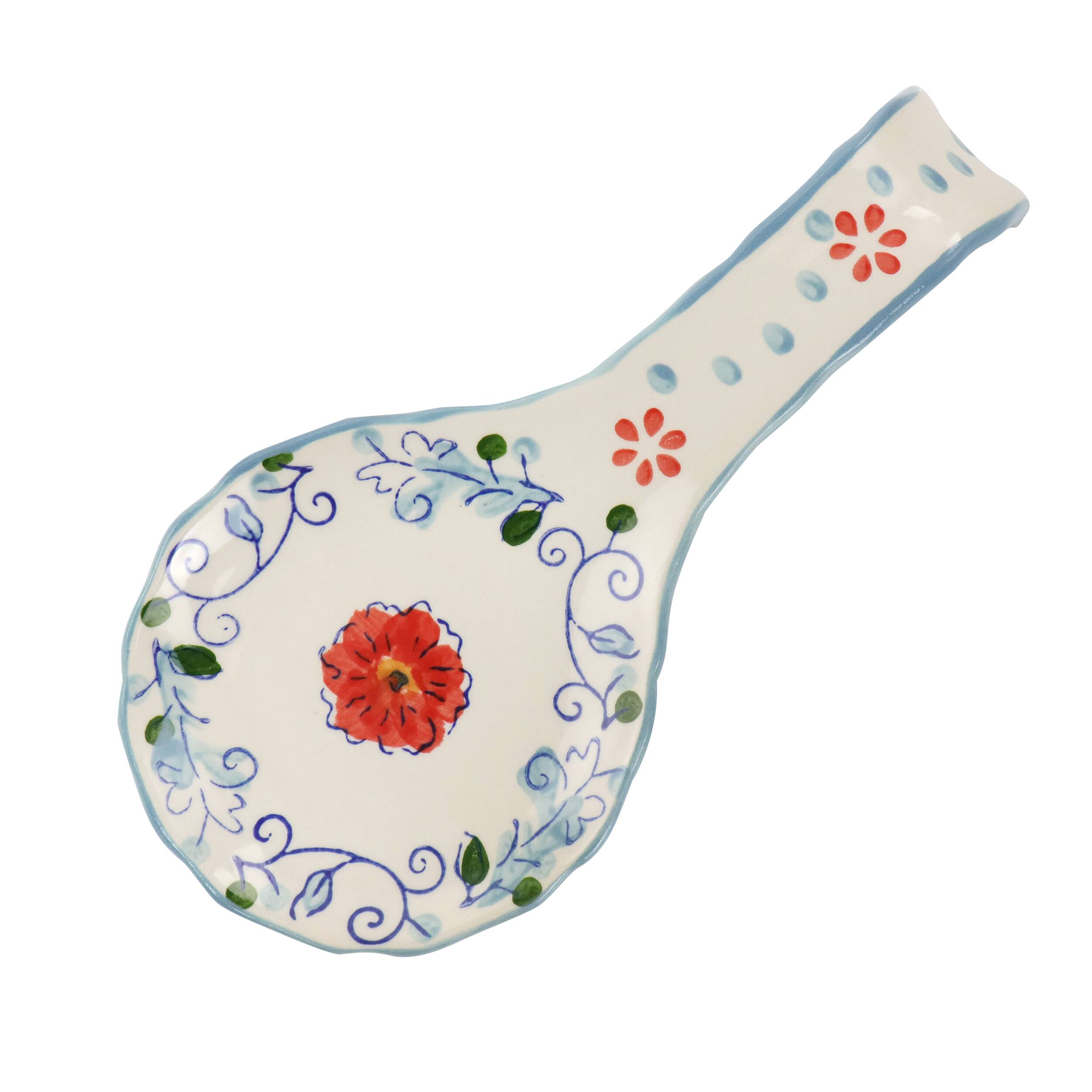 Alt View 5. Gibson - Gibson Elite Anaya 5 Piece Hand Painted Stoneware Table Accessory Set - Multi.