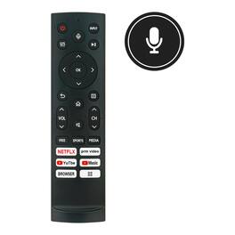 VINABTY - ERF3H90H Voice Replacement Remote Control Fits for Hisense Smart LCD 4K TV 65U8G 75U8G Series - Black